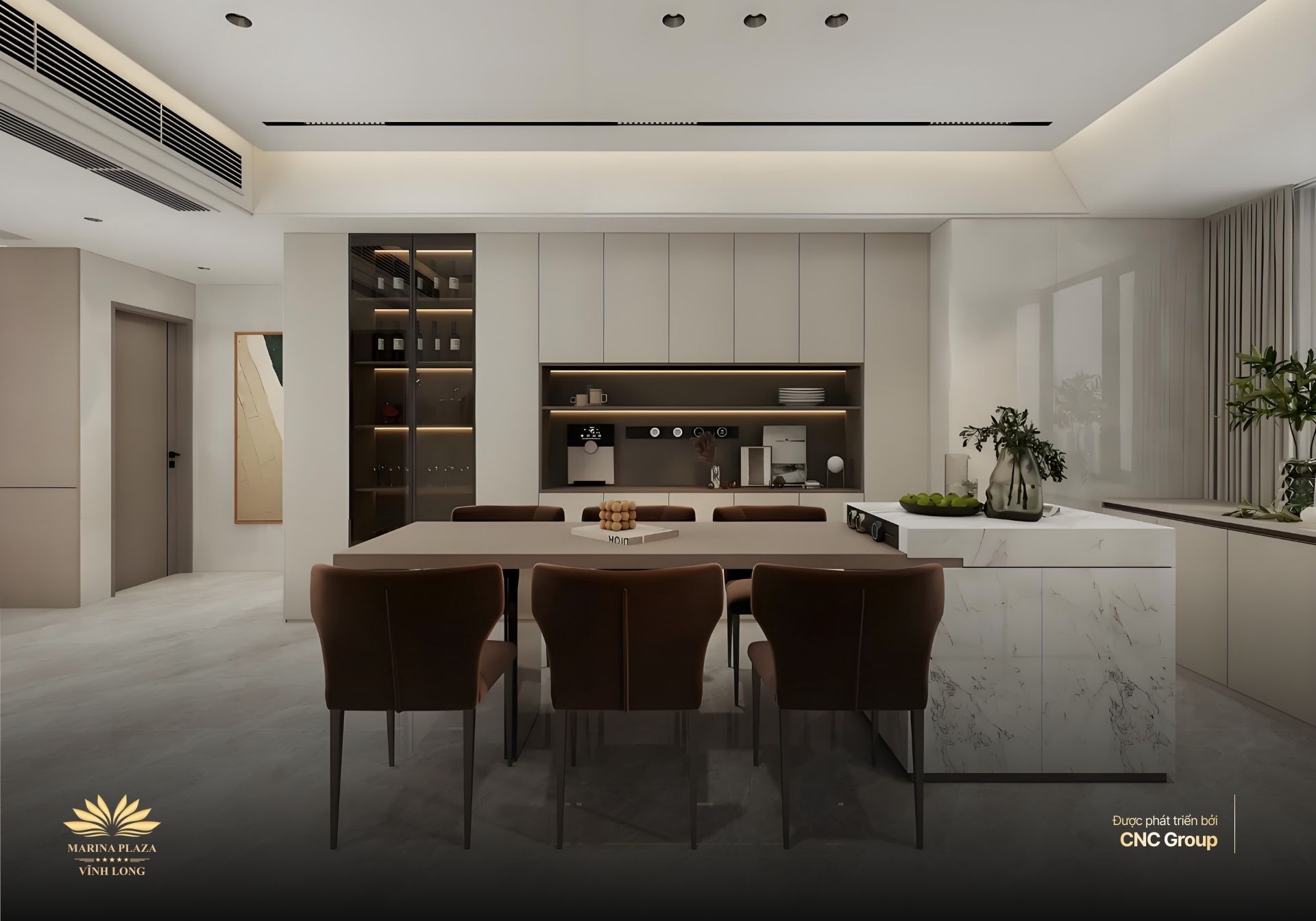 phong khach can ho 3 phong ngu marina vinh long 11